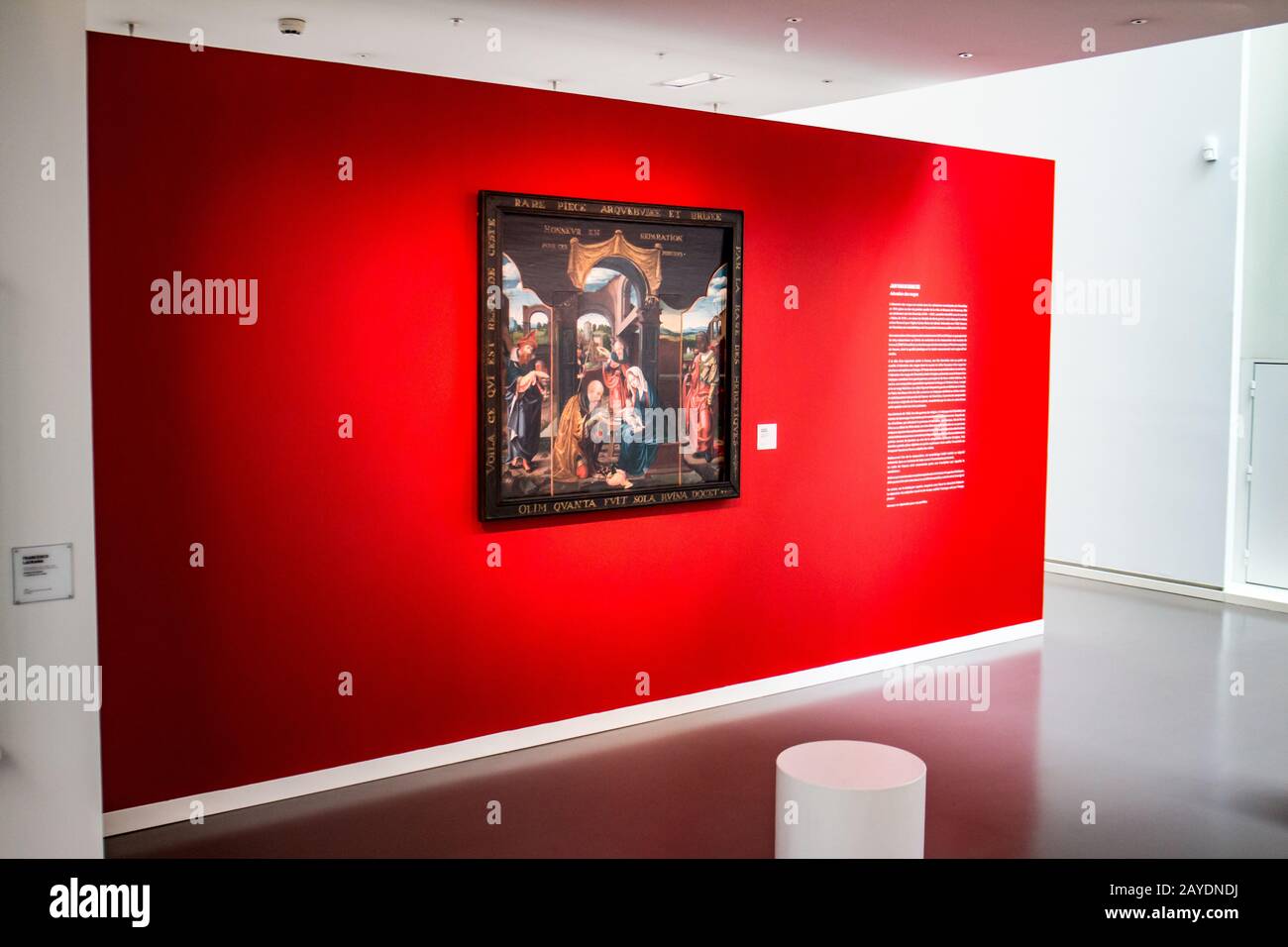 Musée des Beaux-Arts,Chambéry : Jan Van DORNICKE (1470-1527) aussi connu sous le nom de Jan MertENS (nom de naissance) l'adoration des Mages Banque D'Images