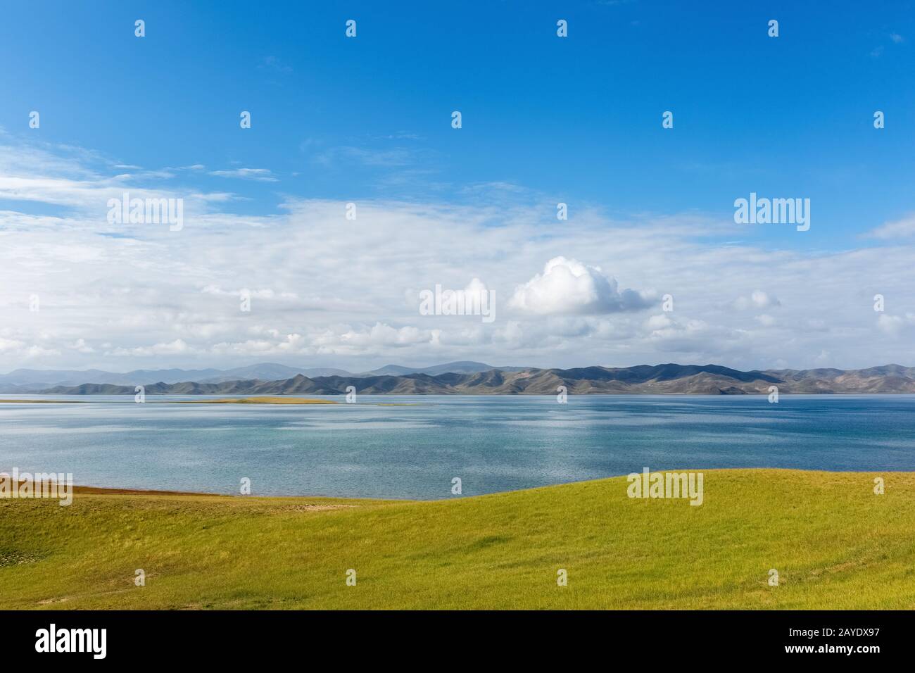 beau paysage de lac de plateau Banque D'Images