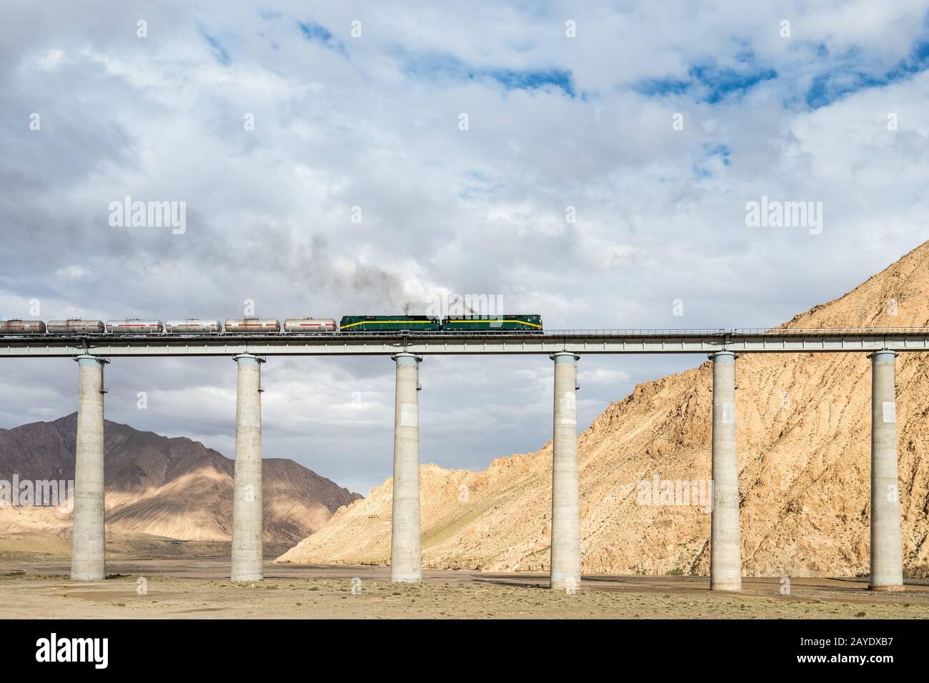 proximité ferroviaire qinghai-tibet Banque D'Images
