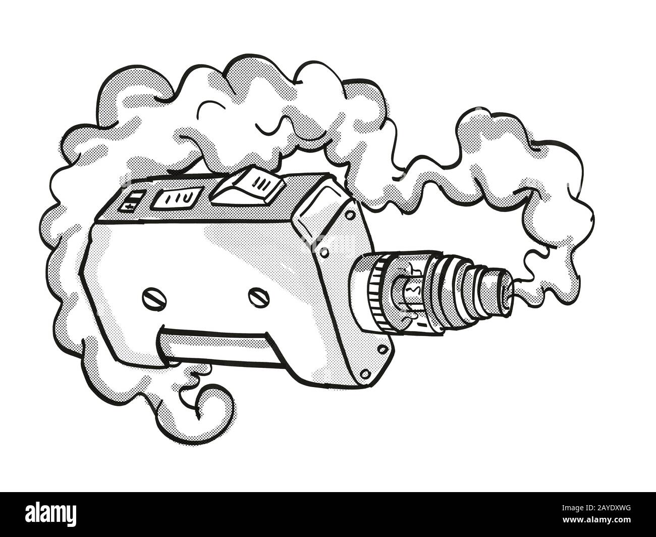 Tatouage lectronique de fume de cigarette VAPE Photo Stock - Alamy