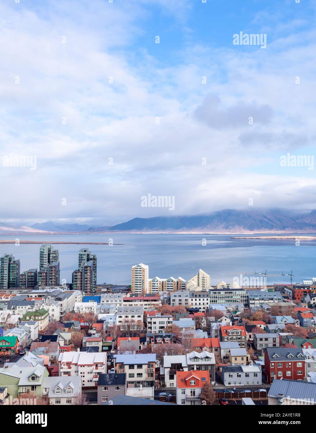 Reykjavik la capitale de l'Islande Banque D'Images