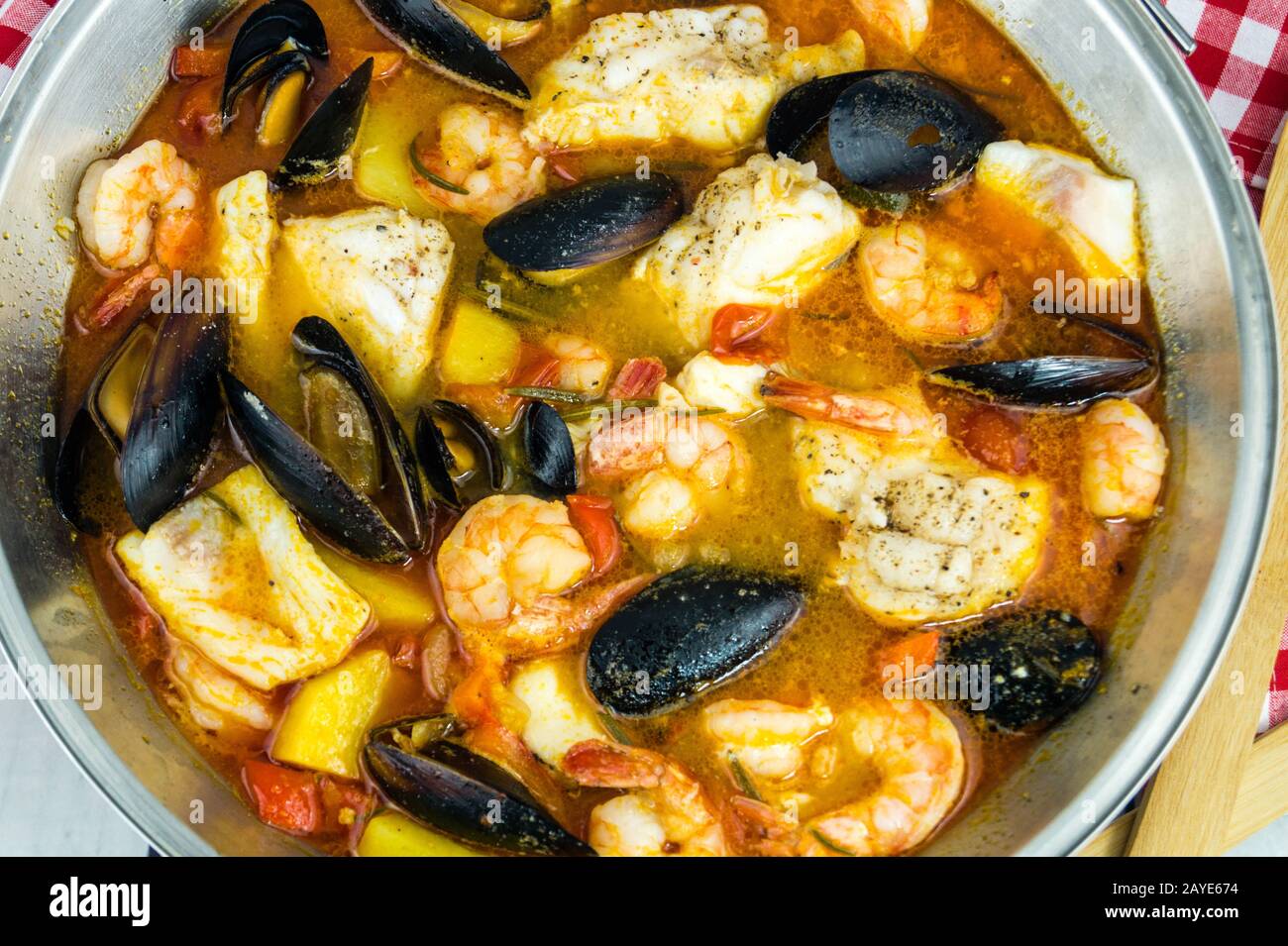 La recette du plat cataplana Banque de photographies et d’images à