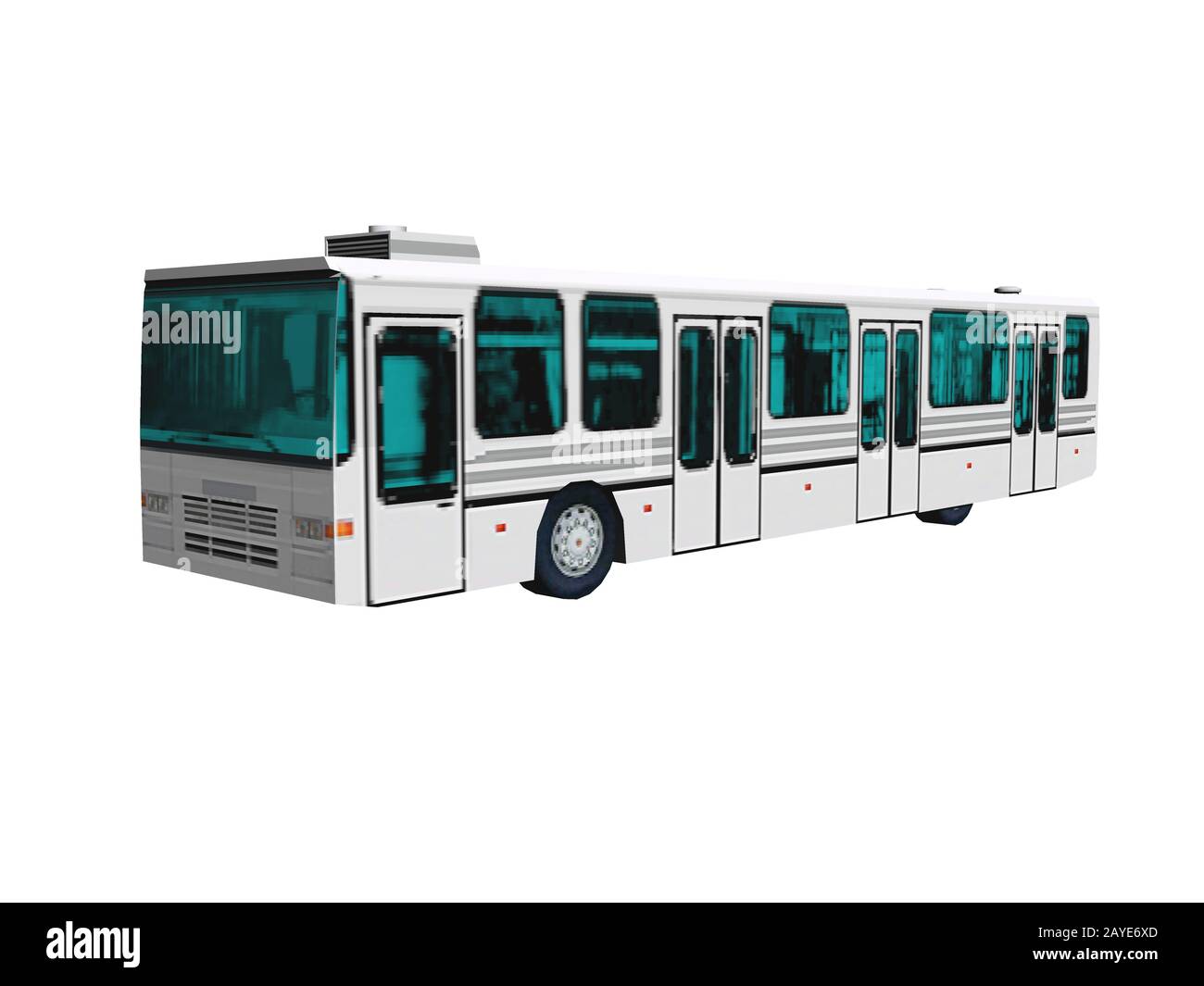 Bus vers la circulation des passagers Banque D'Images