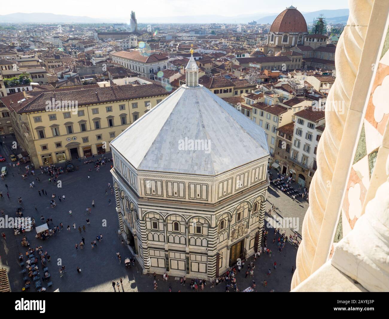 Firenze, Italie - 26 mai 2017 - Vue sur le Campanile di Giotto de la cathédrale Santa Maria del Fiore Banque D'Images