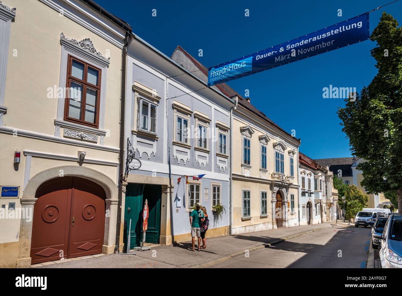 Musée Haydn À Joseph Haydn Gasse À Eisenstadt, Burgenland, Autriche, Europe Centrale Banque D'Images