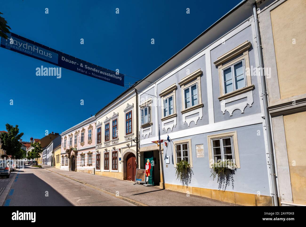 Musée Haydn À Joseph Haydn Gasse À Eisenstadt, Burgenland, Autriche, Europe Centrale Banque D'Images