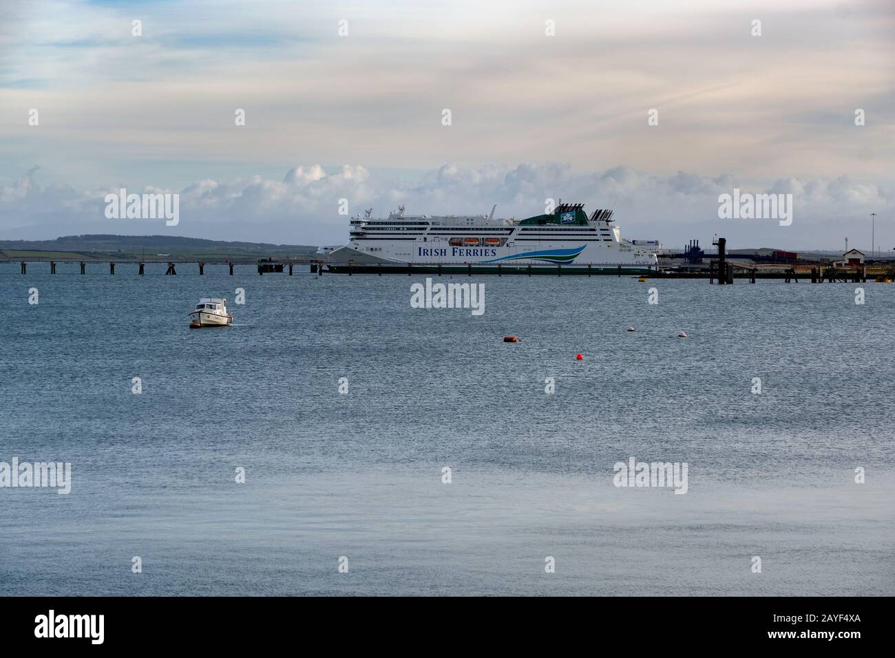 Port de Holyhead W.B. Yates 18-01-2020 Banque D'Images