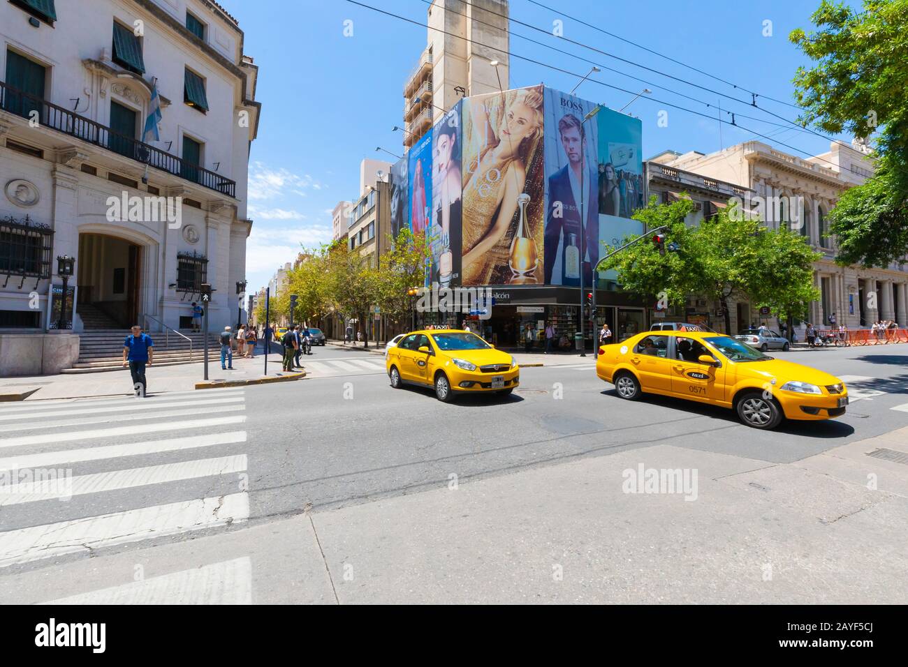 Argentine Cordoba Duarte Quiros avenue Banque D'Images