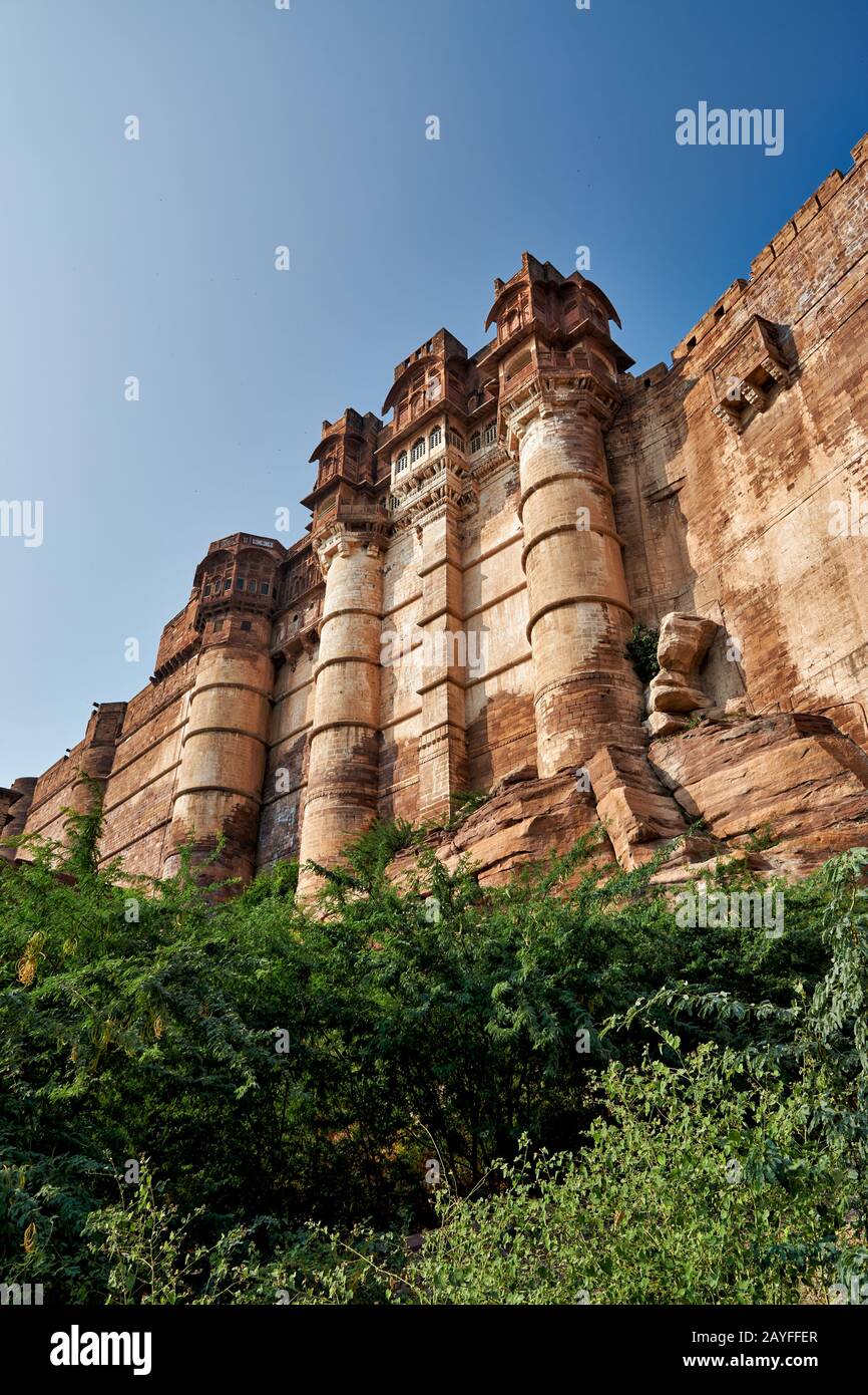 Fort Mehrangarh, Jodhpur, Rajasthan, India Banque D'Images