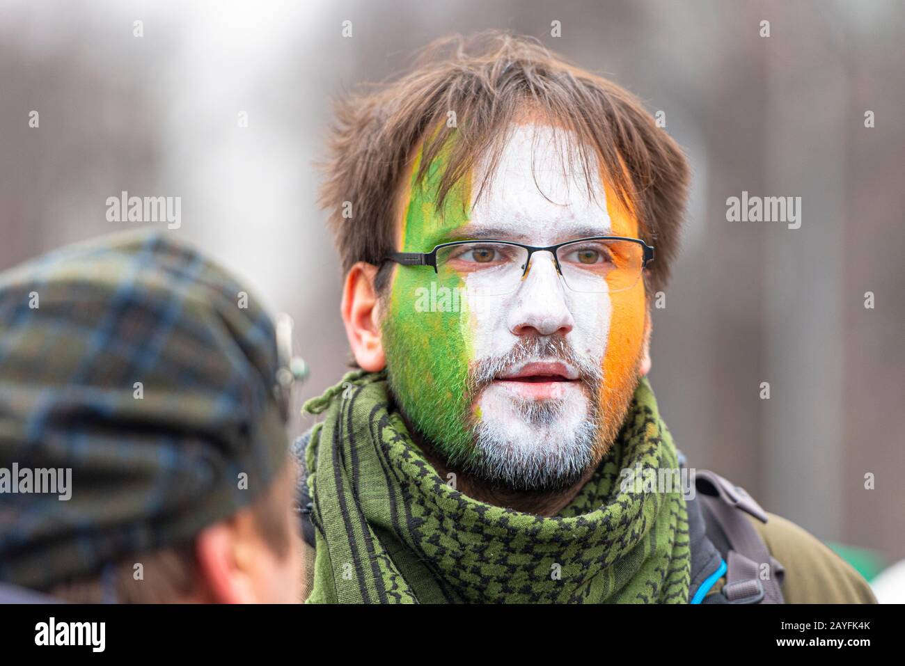 Moscou - 16 MARS : les gens célèbrent la Saint-Patrick dans le parc Sokol'niki à Moscou le 16 mars. 2019 en Russie Banque D'Images