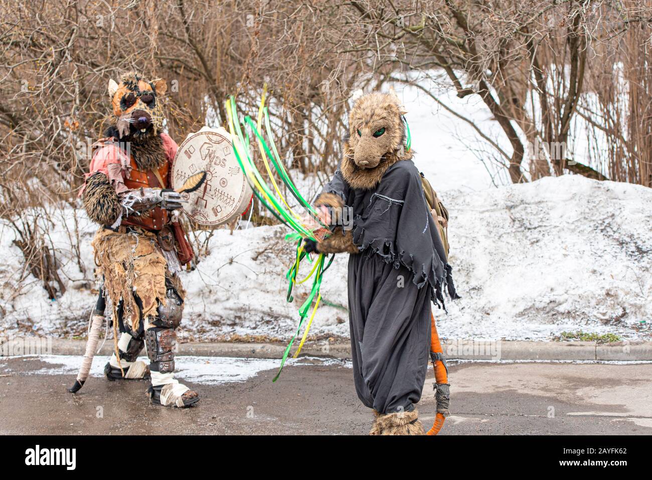 Moscou - 16 MARS : les gens célèbrent la Saint-Patrick dans le parc Sokol'niki à Moscou le 16 mars. 2019 en Russie Banque D'Images