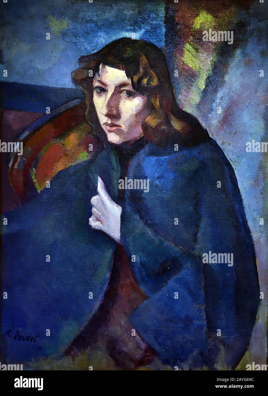 Portrait d'une femme 1910 Henri Doucet 1883 - 1915, France, français, Banque D'Images