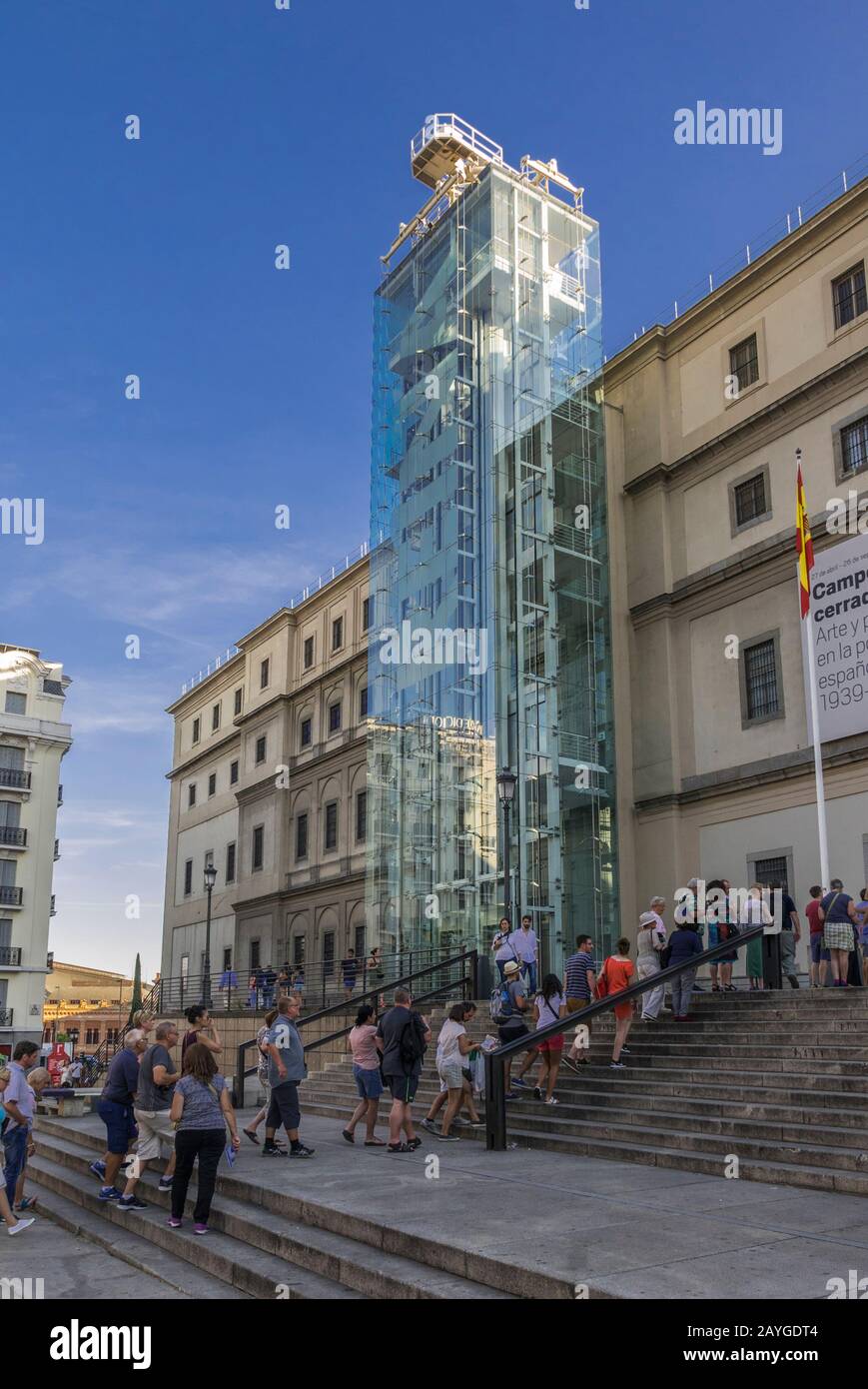 Musée d'Art Reina Sofia, Madrid, Espagne Banque D'Images