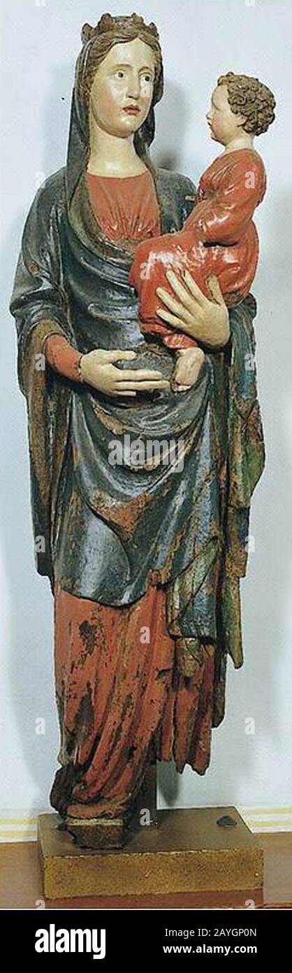 Francesco di Valdambrino , Madonna col Bambino. Banque D'Images