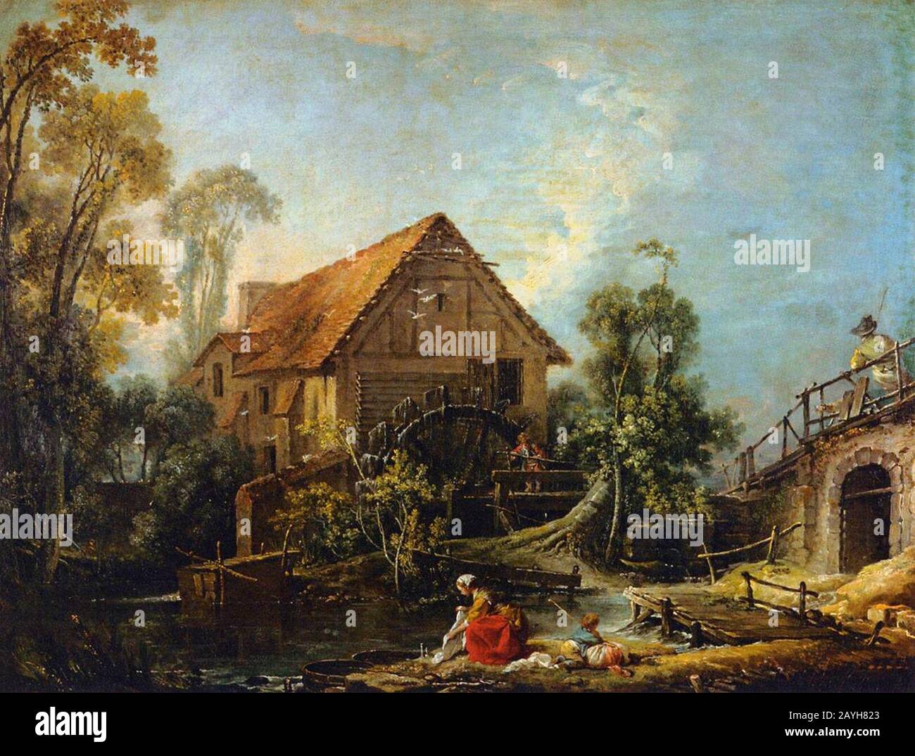 François Boucher - Le Moulin Banque D'Images