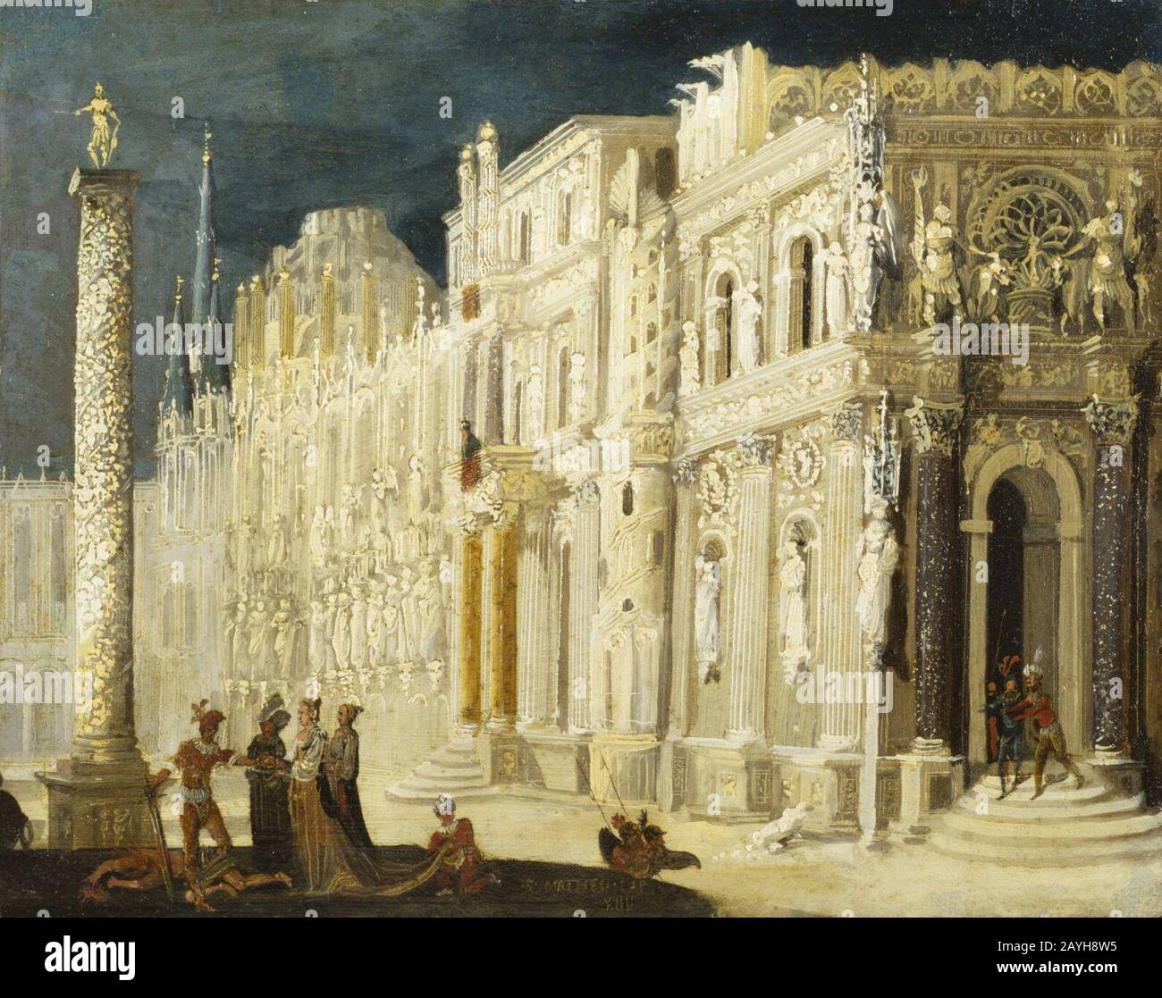 François de Nomé - Chef de Saint Jean le Baptiste Présenté à Salome Banque D'Images