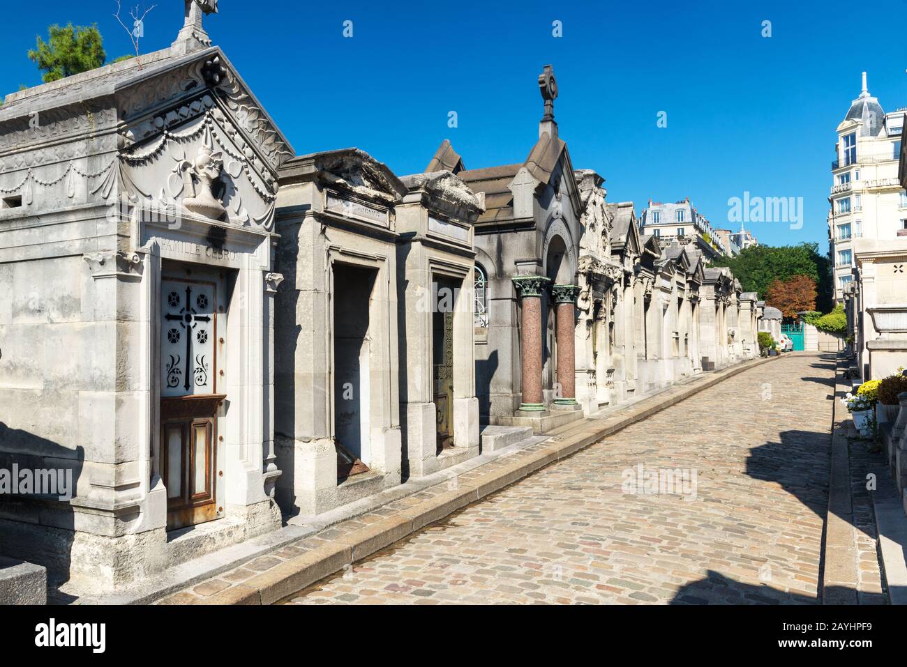 Cimetière de Montmartre à Paris, France Banque D'Images