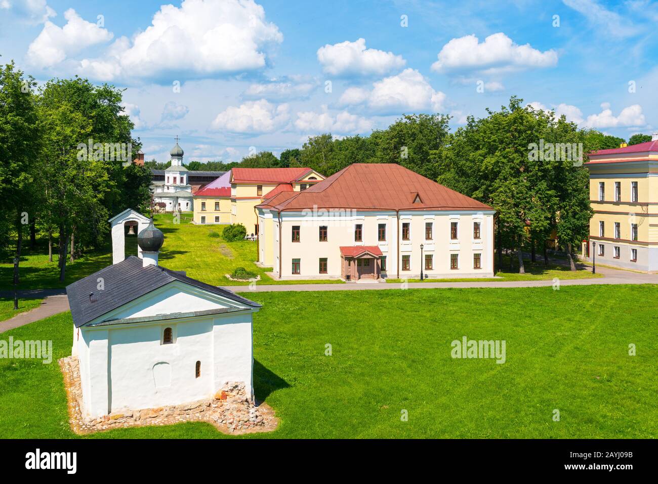 Au sein du Kremlin à Veliky Novgorod (Novgorod le Grand), Russie Banque D'Images