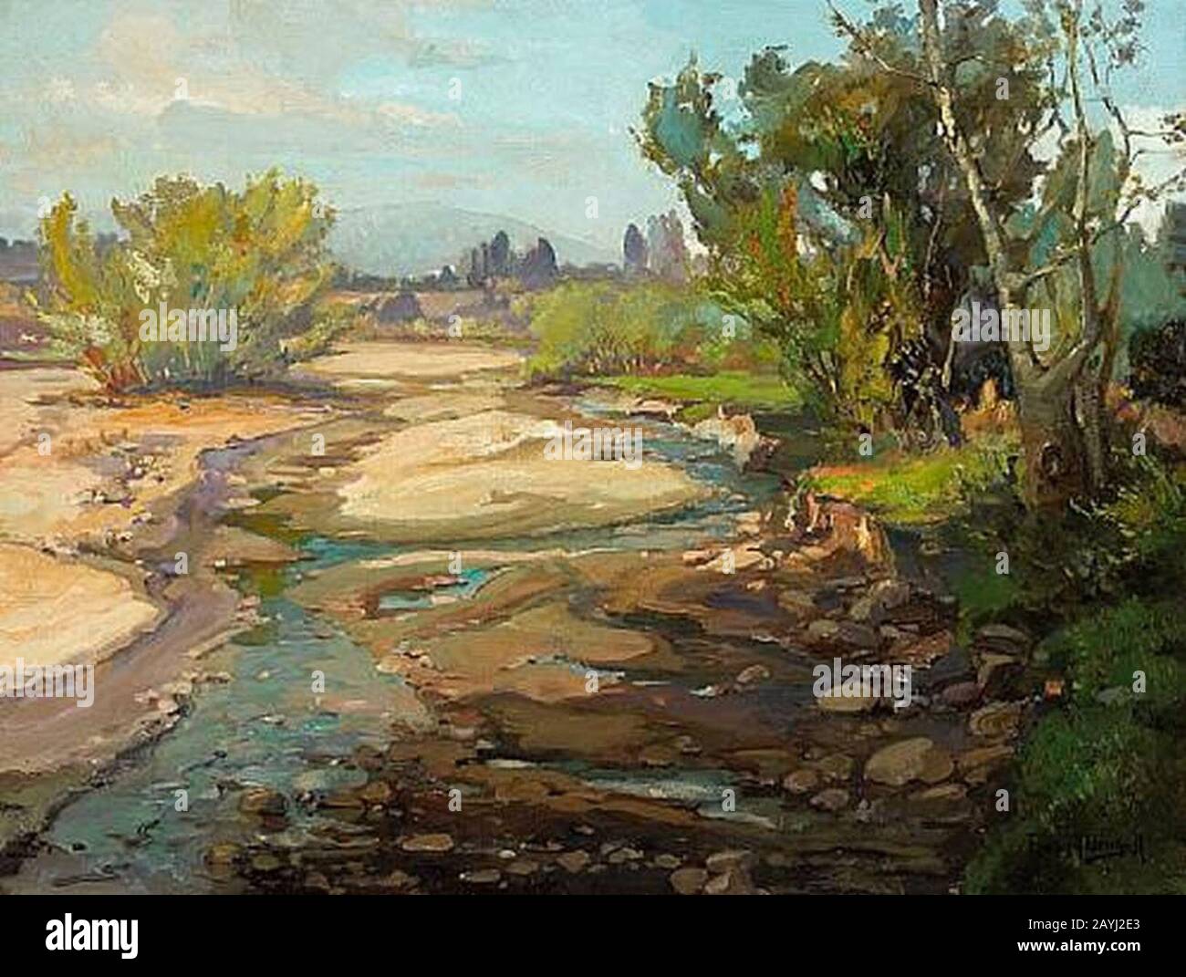 Franz Bischoff «Arroyo Seco». Banque D'Images