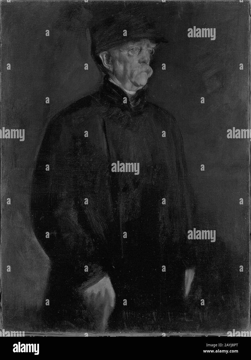 Franz Seraph Von Lenbach - Prince Otto Von Bismarck Banque D'Images