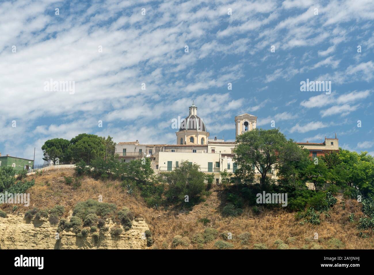 Serracapriola, Foggia, Pouilles, Italie : ville historique Banque D'Images