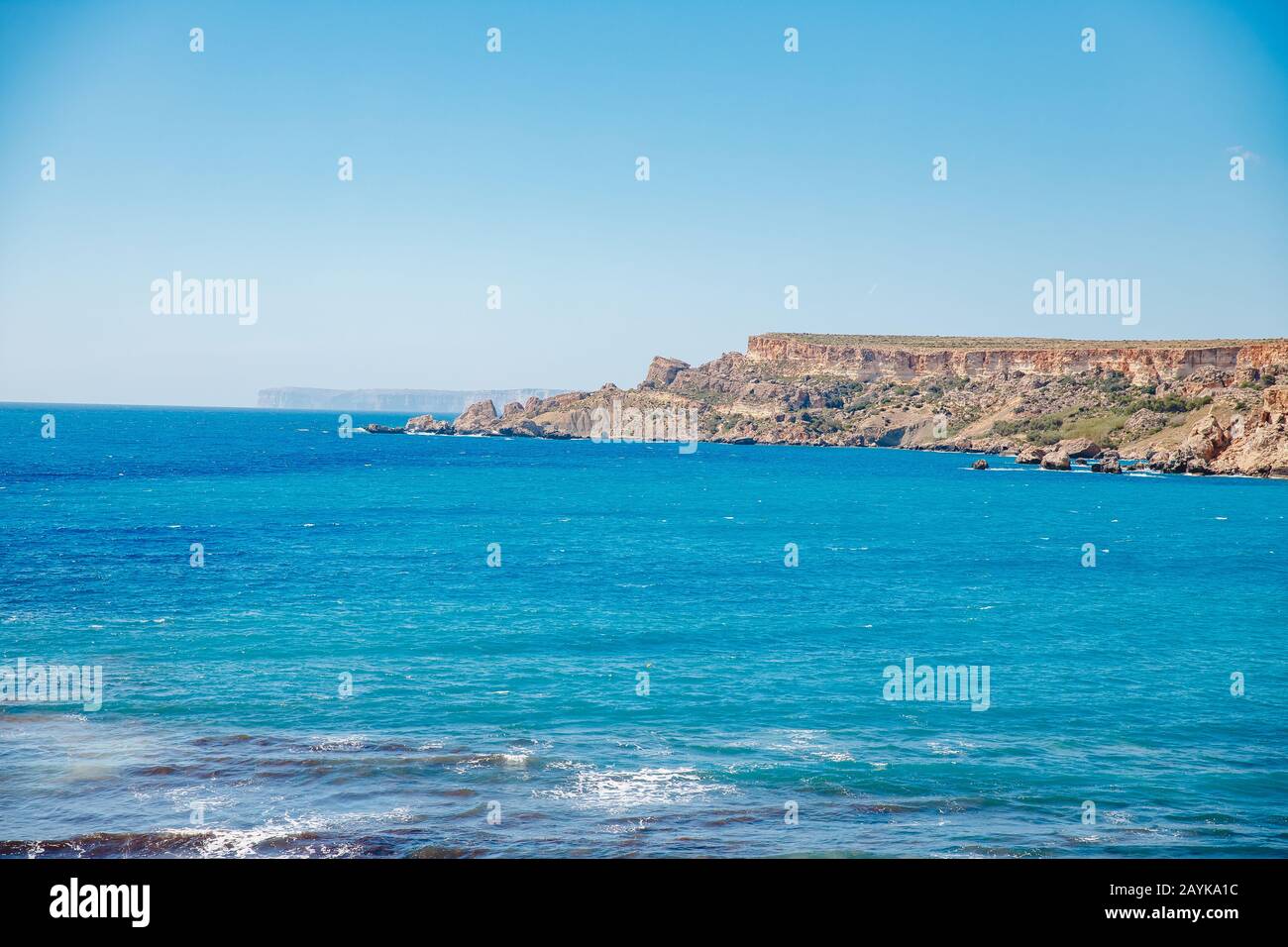 Station touristique tourisme malte plage Banque de photographies et d ...
