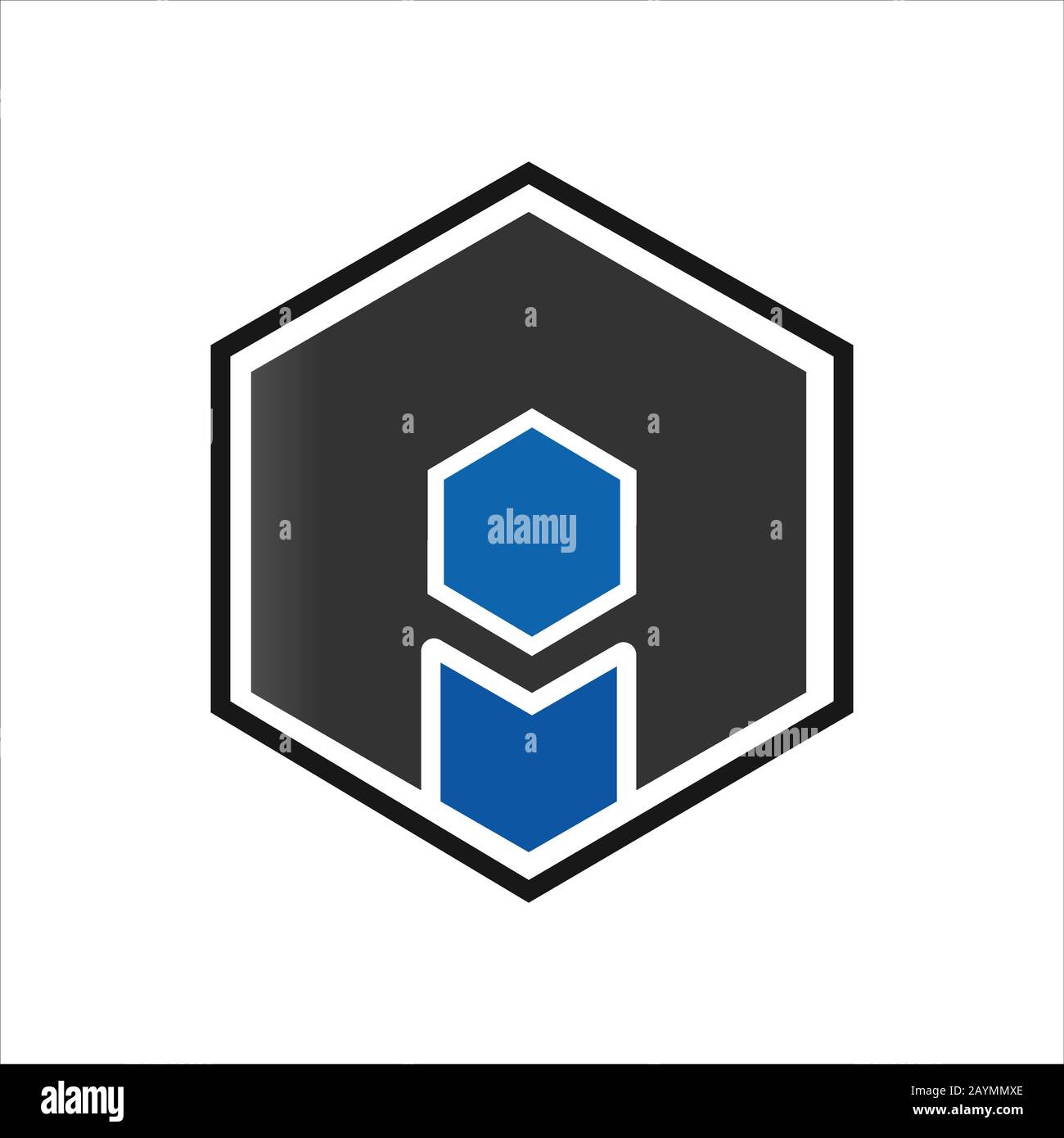 Première lettre ai ou ia logo vecteur modèle de conception Illustration de Vecteur