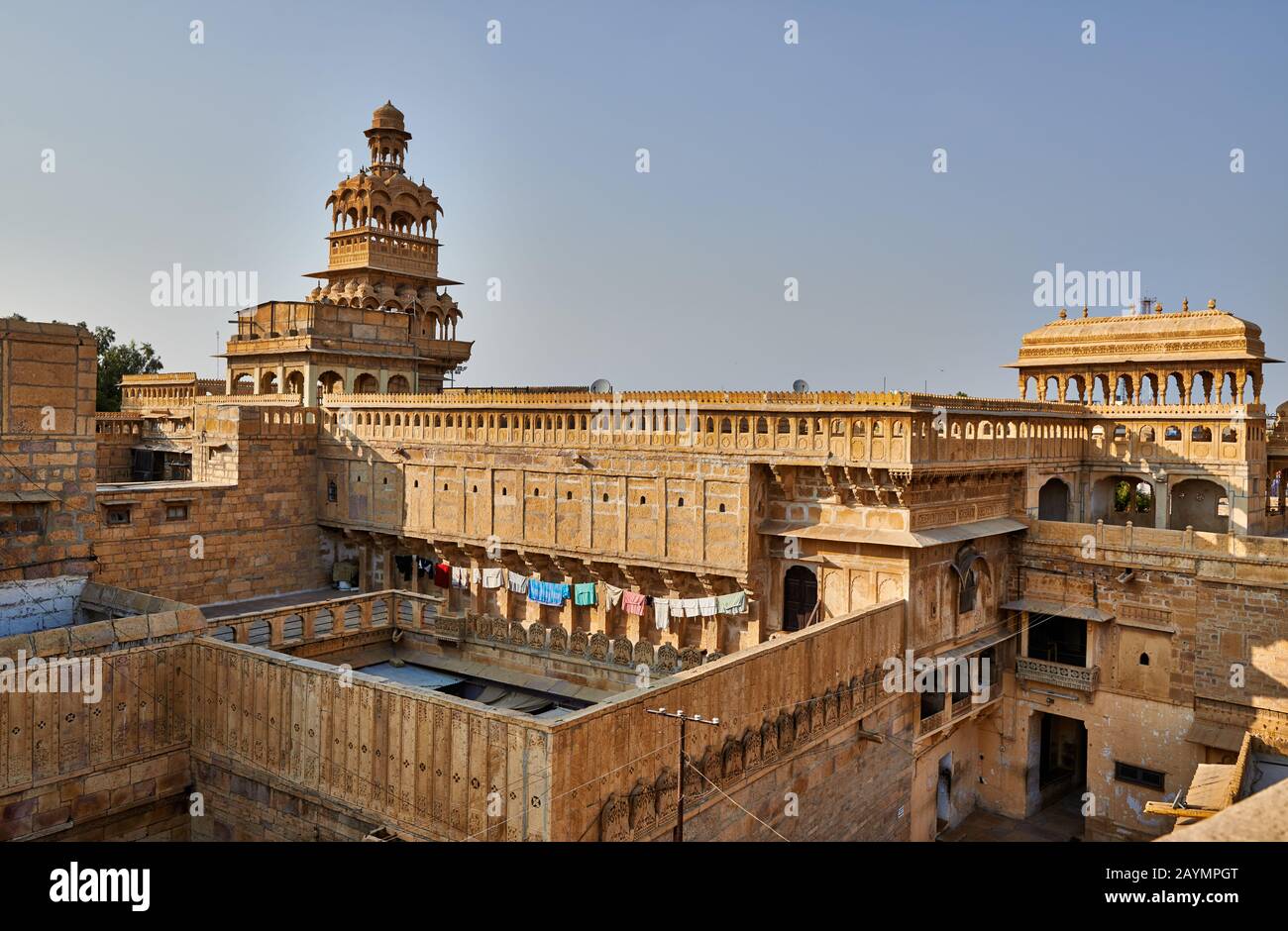 Tour Tazia Au Palais Mandir, Jaisalmer, Rajasthan, Inde Banque D'Images