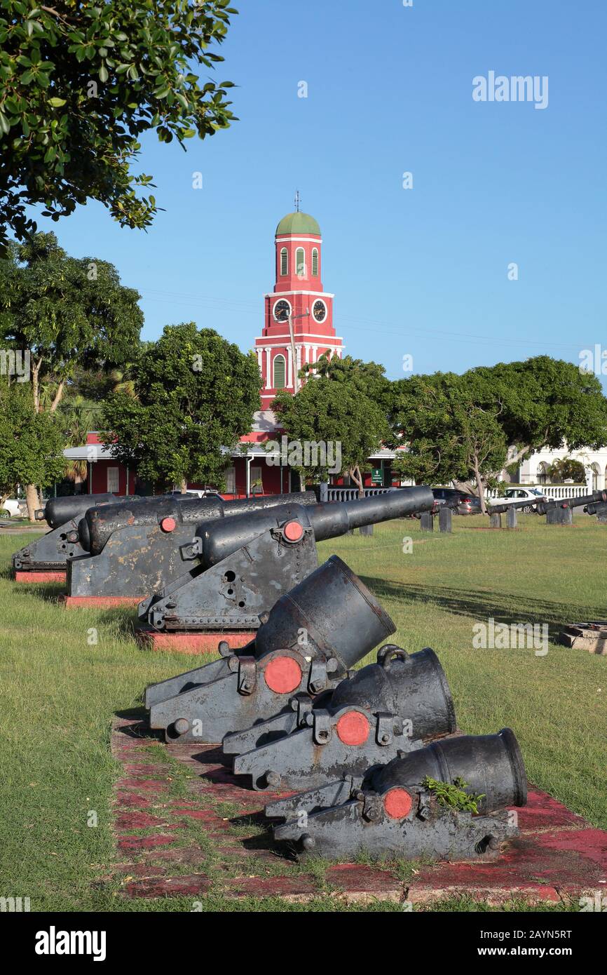 Histoire militaire de la Barbade Banque D'Images
