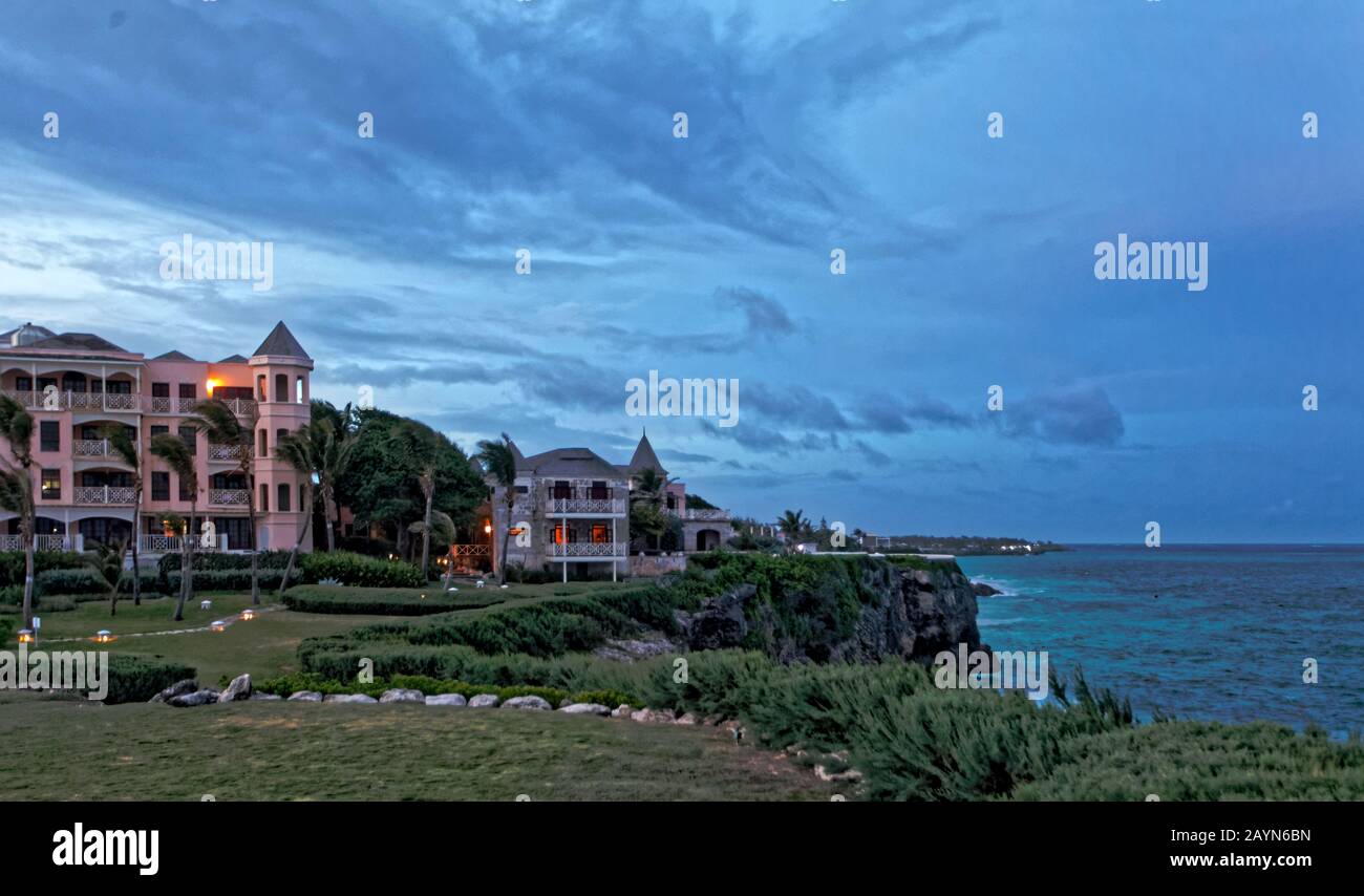 Barbade, Crane Hotel, Jardins, Côte Sud Banque D'Images