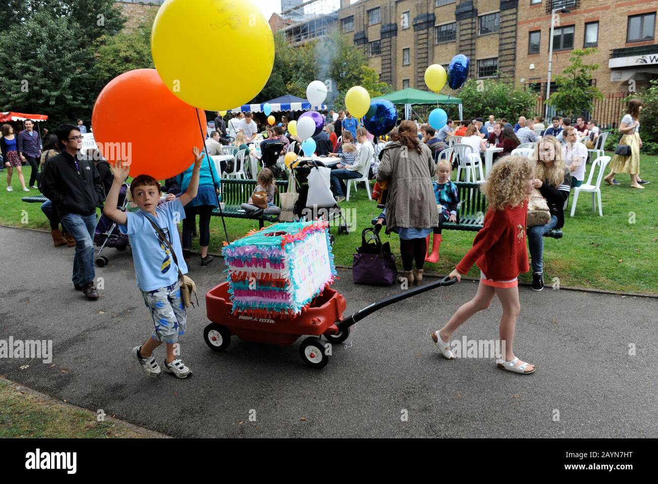 Bermondsey festival, Londres Banque D'Images