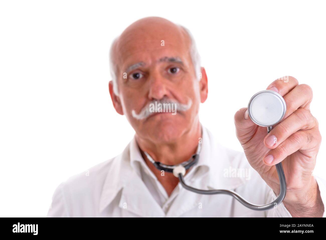 Arzt mit Stetoskop Banque D'Images