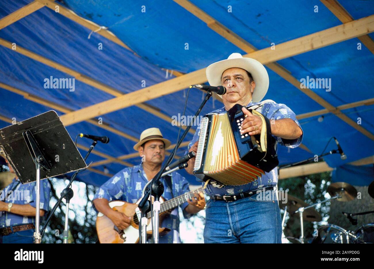 Austin, Texas Festival régional de musique Texas-mexicaine de style « Conjunto ». ©Bob Daemmrich Banque D'Images