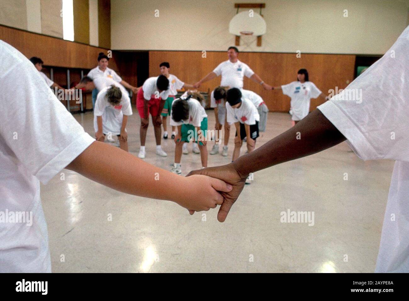Austin, Texas : les adolescents participent au camp d'été de prévention de l'abus des drogues pour les enfants à risque. ©Bob Daemmrich Banque D'Images