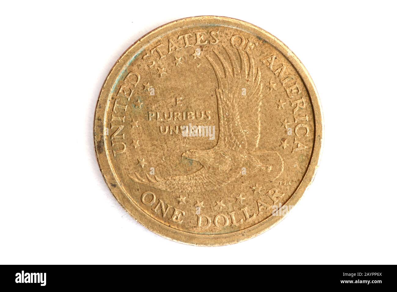 Sacagawea Dollar, Reverse, 2010 Design Banque D'Images