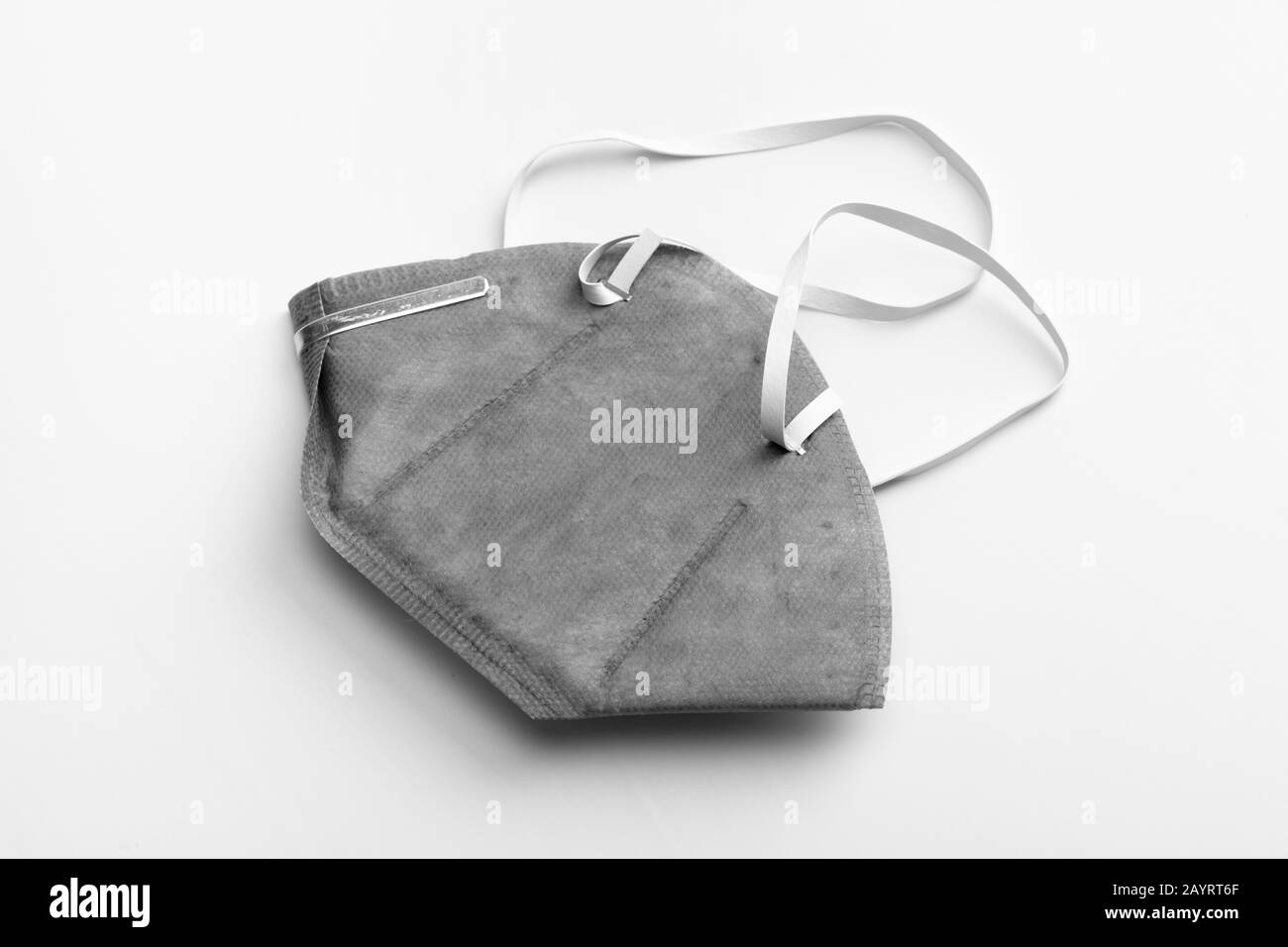 Masque anti-virus avec valve respiratoire. Banque D'Images