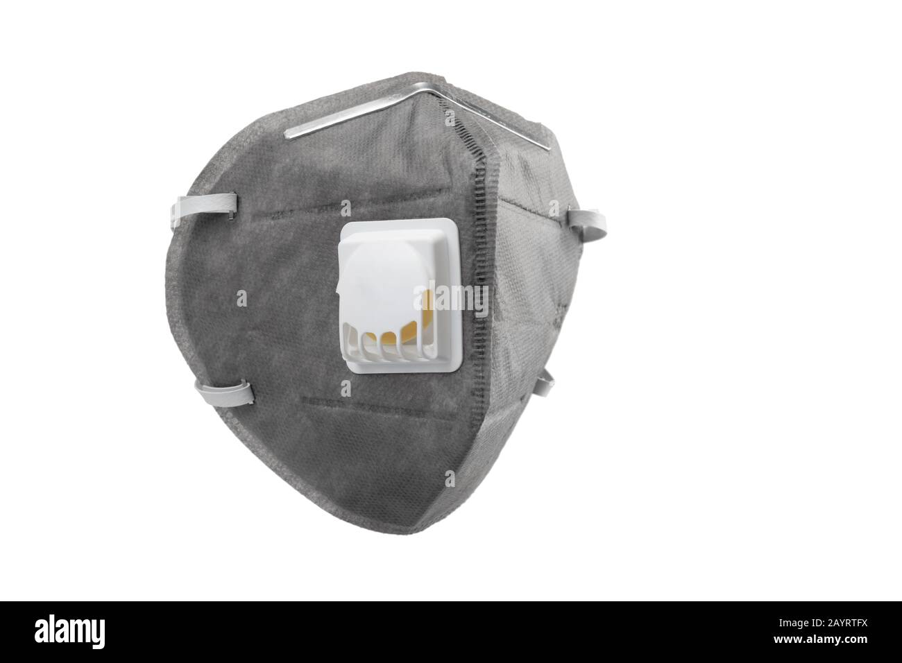 Masque anti-virus avec valve respiratoire. Banque D'Images