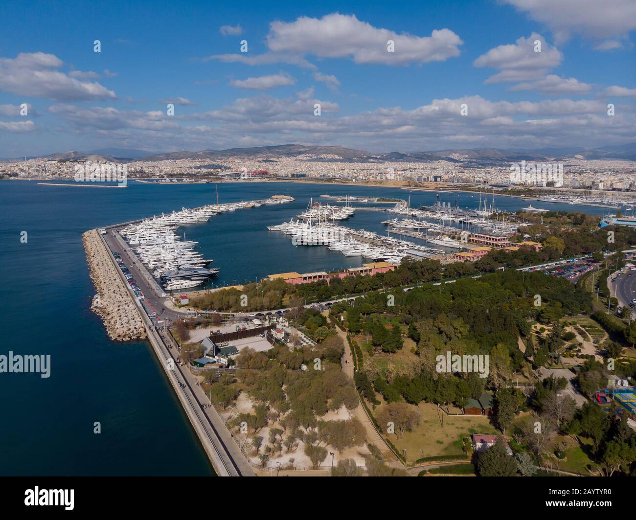 Port De Plaisance De Floisvos À Athènes, Grèce Banque D'Images