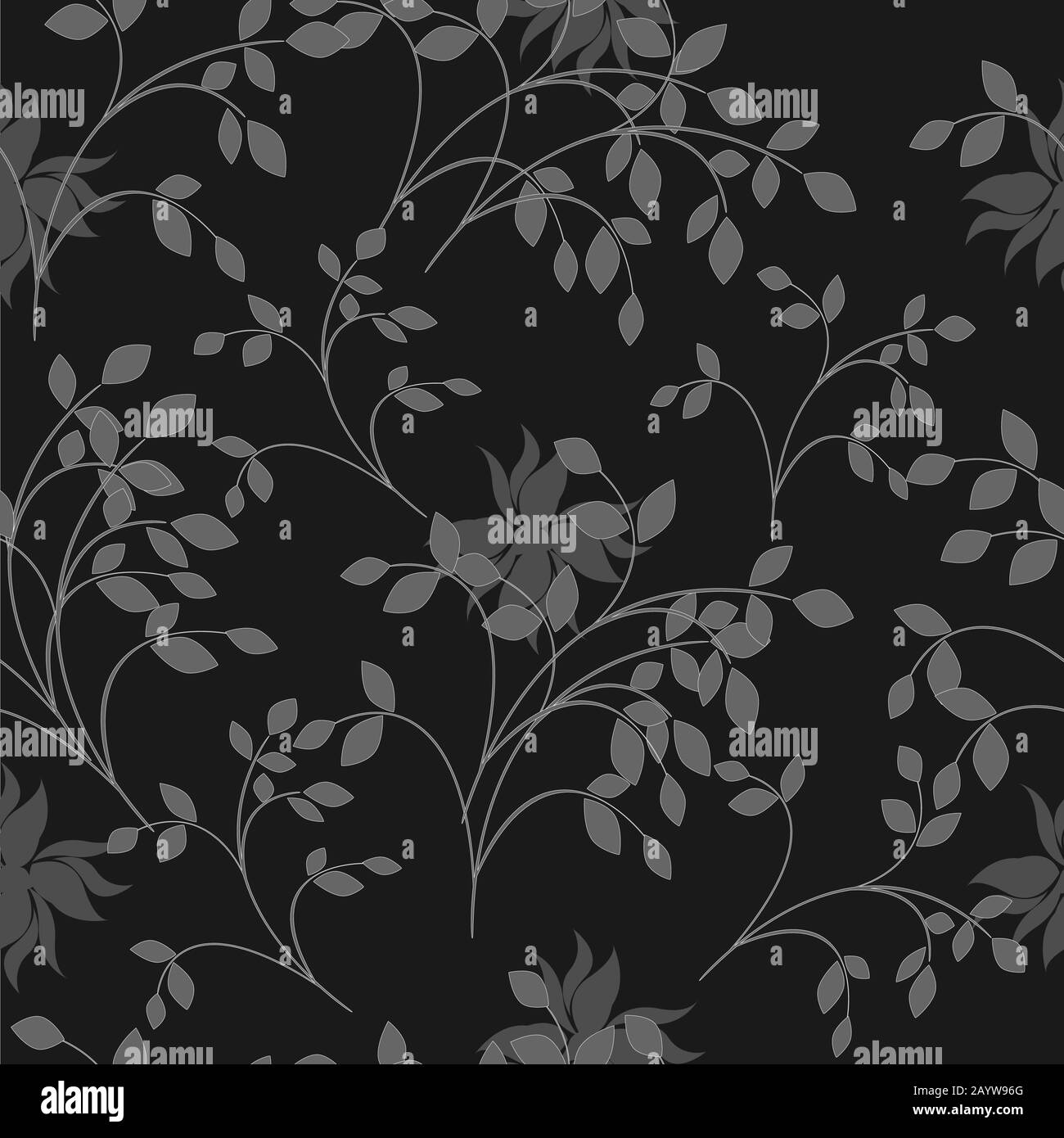 Vector abstract background seamless pattern fleurs Illustration de Vecteur