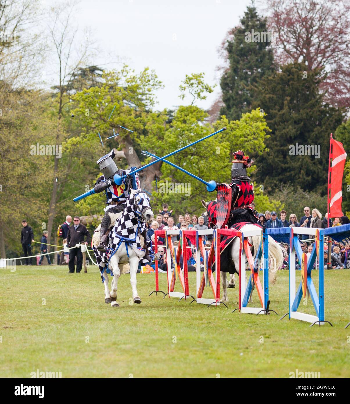 Palais de Blenheim Jousting Banque D'Images