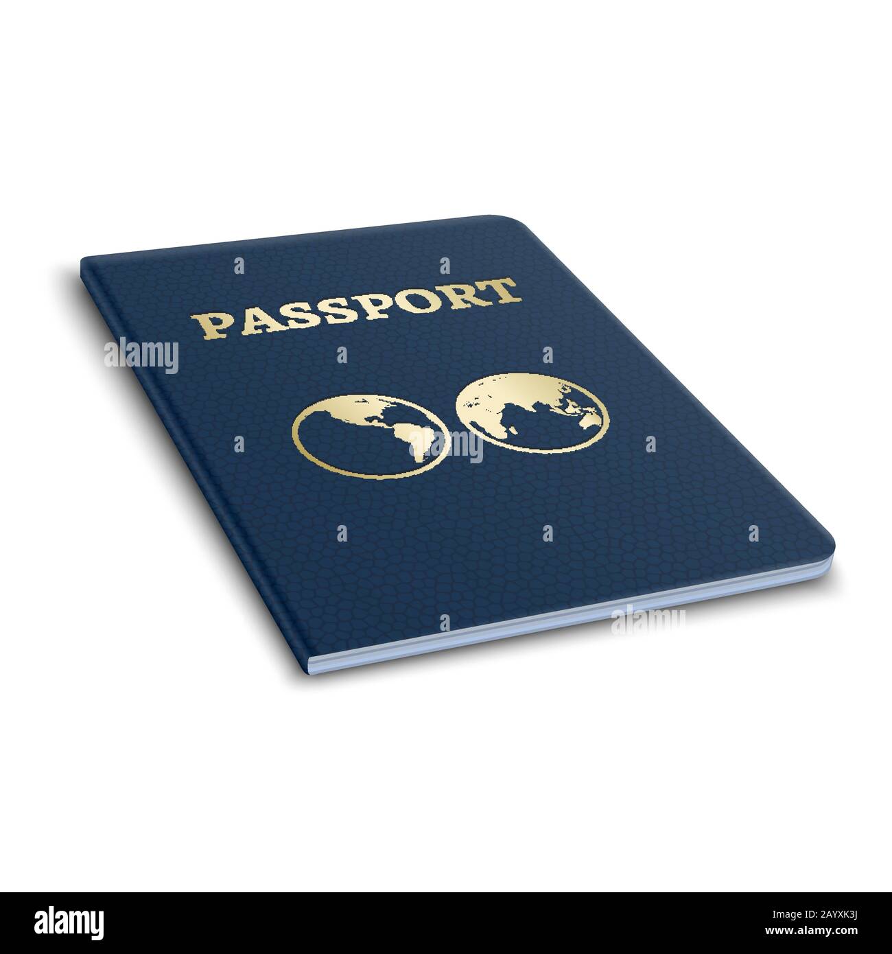 Passeport international vectoriel. Illustration tridimensionnelle. Passeport national et passeport officiel Illustration de Vecteur