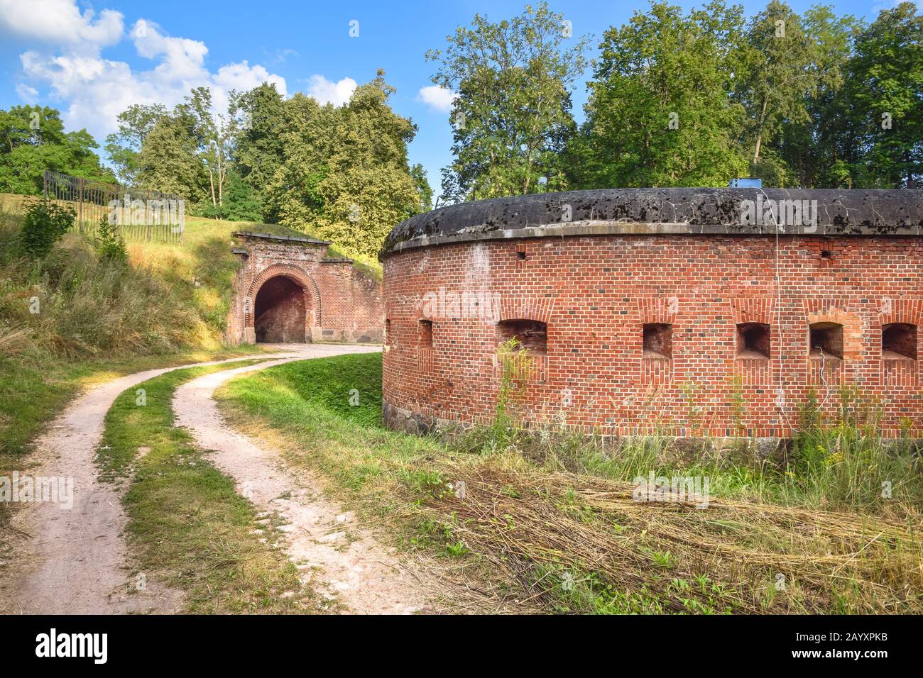 Forteresse Prussienne Historique De Boyen À Gizycko, Masuria, Pologne. Banque D'Images