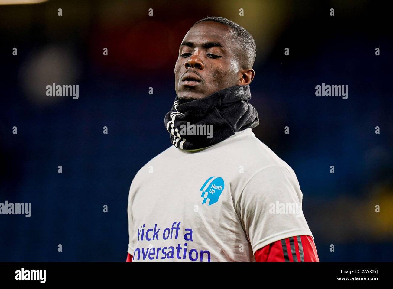 Londres, Royaume-Uni. 17 février 2020. Eric Bailly de Man Utd se réchauffe avant le match de la Premier League entre Chelsea et Manchester United à Stamford Bridge, Londres, Angleterre, le 17 février 2020. Photo De David Horn. Crédit: Images Prime Media / Alay Live News Banque D'Images