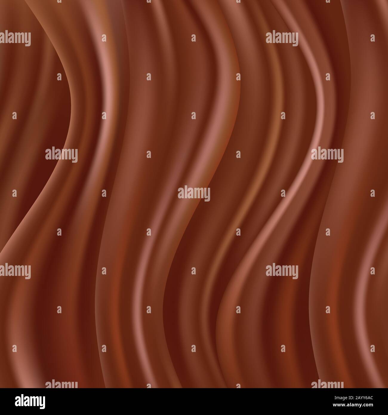 Fond vectoriel abstrait chocolat. Chocolat sucré et illustration d'un chocolat ondulé fluide Illustration de Vecteur