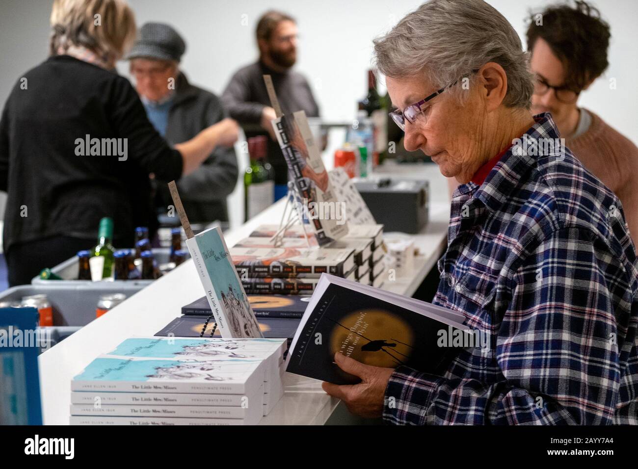 Le Haut Bas, un nouveau centre d'arts littéraires créé par la Kranzberg Arts Foundation, a récemment ouvert ses portes dans le Grand Centre Arts District à Saint-Louis. Banque D'Images