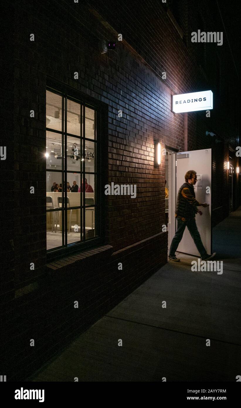 Le Haut Bas, un nouveau centre d'arts littéraires créé par la Kranzberg Arts Foundation, a récemment ouvert ses portes dans le Grand Centre Arts District à Saint-Louis. Banque D'Images