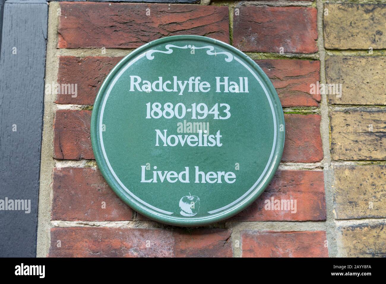 Radclyffe hall 1880-1943 romancier vécu ici, seigle, est sussex, royaume-uni Banque D'Images