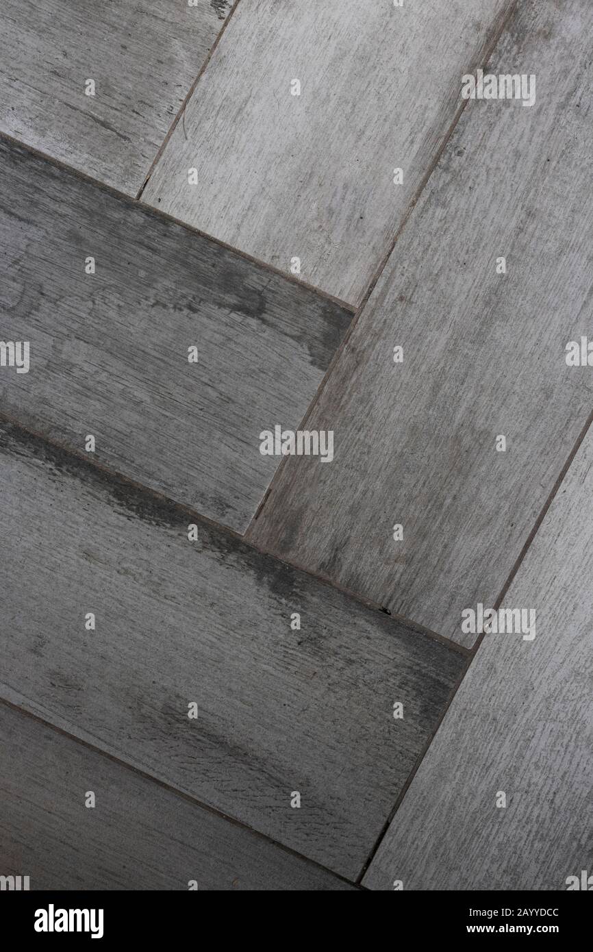 Fond Du Panneau De Plancher En Bois Vieilli Banque D'Images