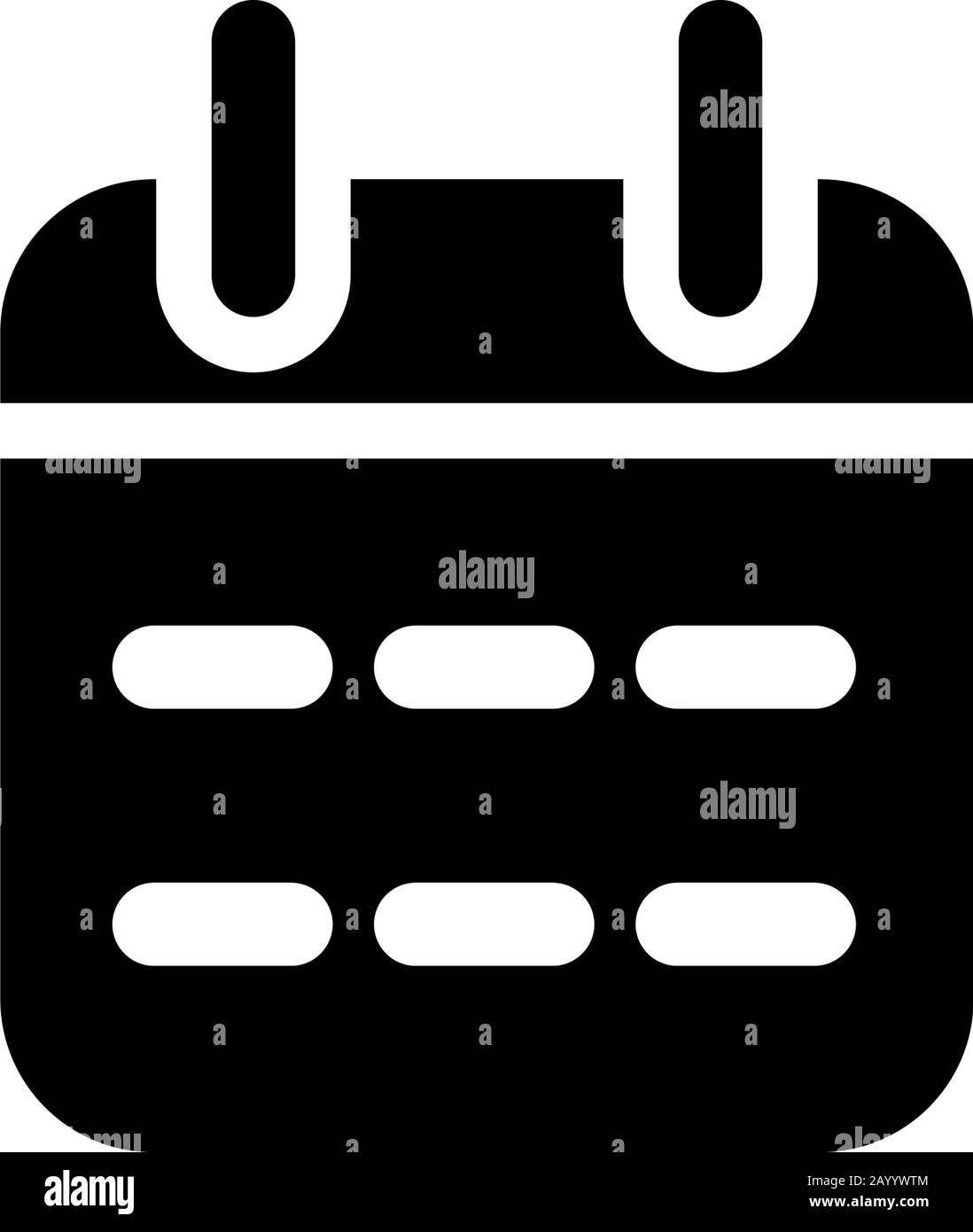 modèle d'icône de calendrier modèle de vecteur de conception Illustration de Vecteur