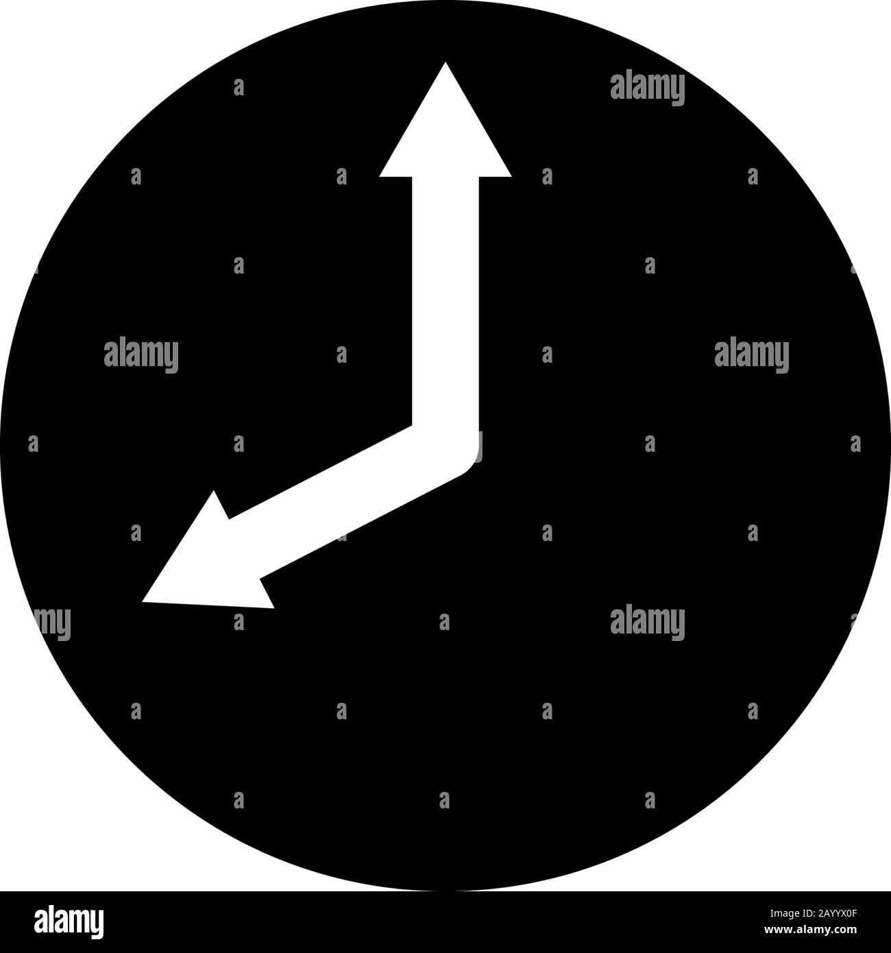 Vecteur de conception de modèle d'icône d'horloge Illustration de Vecteur